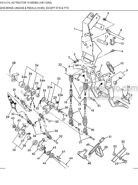 ford  parts manual illustrated tractor erepairinfocom