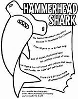Shark Hammerhead Coloring Pages Crayola Facts Sharks Color Printable Colouring Print Kids Week Hammer Head Activities Ocean Do Did Know sketch template