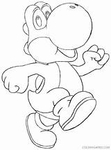 Yoshi Baby Coloring Pages Getcolorings sketch template