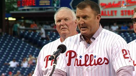 Col Phi Thome Inducted Into Phillies Wall Of Fame Youtube