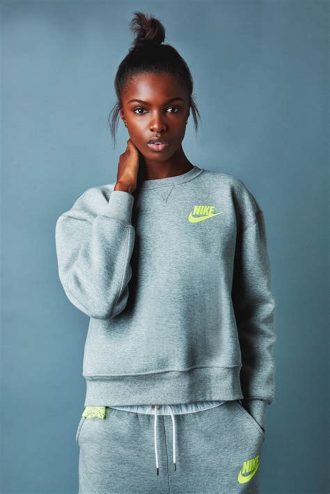 my nike x sacai collection with model leomie anderson1966 magazine