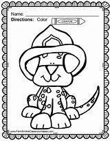 Sparky Coloring Pages Fire Getcolorings Safety Dog sketch template