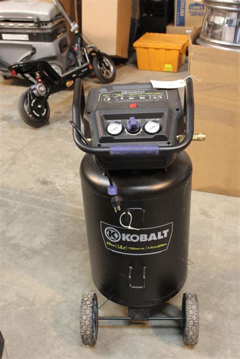 kobalt  gallon air compressor property room