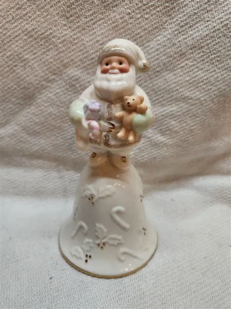 Lenox Santas Joyous Jingle Bell Sculpture Limited Edition Amazing Cond