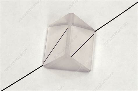 equilateral prism stock image  science photo library