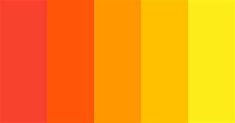 Red To Yellow Color Scheme Orange