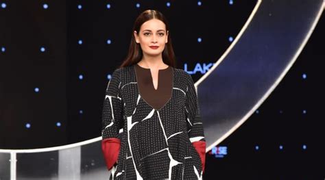 Lakme Fashion Week Dia Mirza Stuns As Showstopper In A Dress Made From