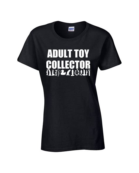 adult toy collector t shirt funny offensive sex toy by belownormal