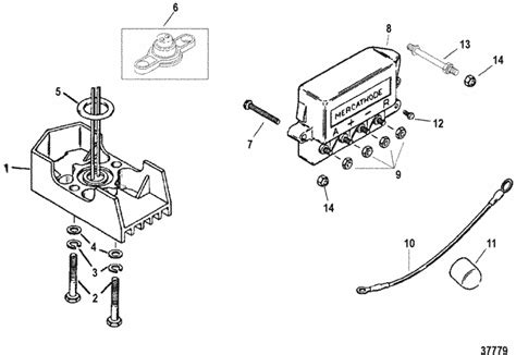 mercruiser alpha  gen ii   mercathode components parts