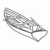 Boat Paddle Wooden Drawing Outline Vector Rowboat Coloring Illustrations Oars Ship Skiff Sketch Canoe Drawings Oar Paintingvalley Clip sketch template