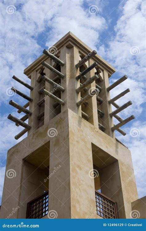 arab wind tower royalty  stock images image