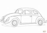 Beetle Volkswagen Fusca Maggiolino Leary sketch template