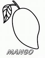 Coloring Mango Pages Sketch Clipart Printable Template Tree Color Library Onlinecoloringpages Clip Pdf Popular sketch template