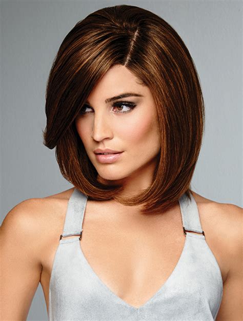 Bob Style Wigs Remy Human Hair Brown 100 Hand Tied 12 Bob Style Wigs