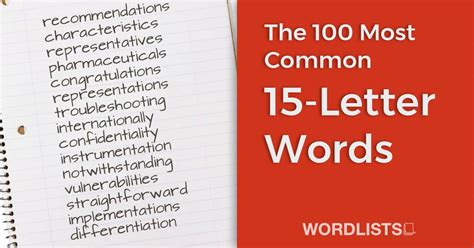 common  letter words