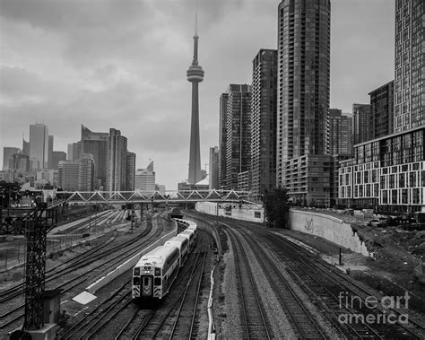 train  tracks  city photograph  dave hood fine art america