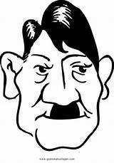 Hitler Hitler2 Malvorlagen Diverse Disegnidacolorareperadulti Ausmalen Malvorlage Disegni sketch template