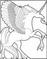 Licorne Kleurplaat Ailes Eenhoorn Unicorns Kleurplaten Unicornio Unicorno Pegasus Coloriages Cheval Colorier Unicorni Licornes Realistic Gratuit Stampare Coloratutto Colour Gifgratis sketch template