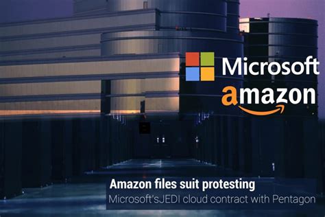 amazon files lawsuit  jedi cloud contract  microsoft  pentagon