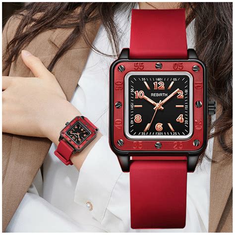 Fashion Women Silicone Japan Movement Quartz Wrist Watch For Ladies