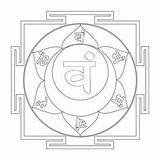 Open Chakras Coloring sketch template