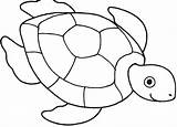 Turtle Loggerhead Drawing Caretta Sea Kids Getdrawings sketch template