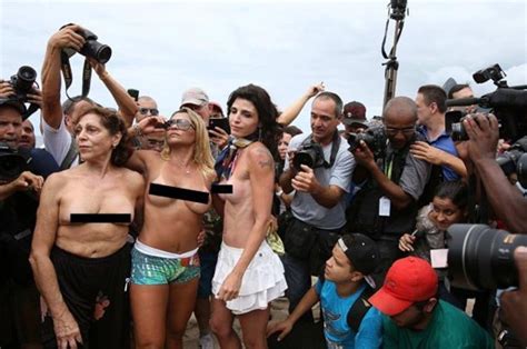 Brazilians Get Their Kit Off To Fight Ban On Topless