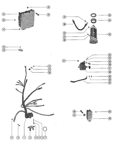 mercury outboard rectifier wiring diagram  wiring diagram source