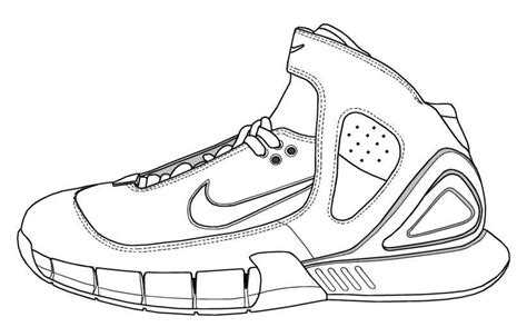 coloring pages kobe bryant shoes drawing   kobe bryant shoes