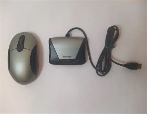 wireless optical mouse  model  usb receiver microsoft grey