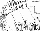 Coloring Pages Virginia West State States United Pennsylvania Doodle Alley Iowa Mountaineer Printable Getcolorings Map Kids Color Sheets Usa Mediafire sketch template
