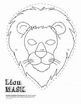 Lion Mask Craft Animal Masks Templates Kids Coloring Printable Template Google Activity Zoo Crafts Space Theatric Animals Pages Colouring Search sketch template