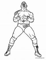 Luchador Batista sketch template