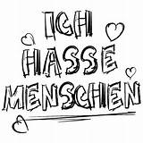 Menschen Hasse sketch template