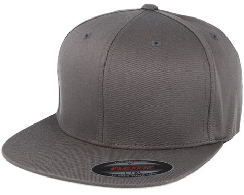 flat brim dark grey fitted flexfit caps hatstoreworldcom