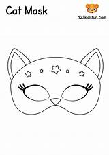 Masks Masquerade Maske Katzen Schmetterling Vorlagen Kreativ Masken sketch template