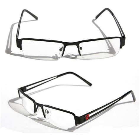 V W E Rectangular Metal Half Rimless Reading Glasses For Men Walmart
