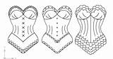 Corset Craftster Coloring Dolls sketch template