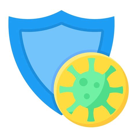 premium vector virus protection flat illustration