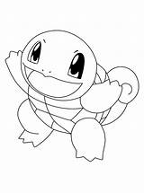 Coloring Squirtle Pokemon Pages Printable Popular sketch template