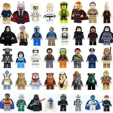 pcs bulk star wars minifigures collection fit lego minifigures