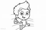 Coloring Pages Gil Bubble Guppies Printable Kids sketch template