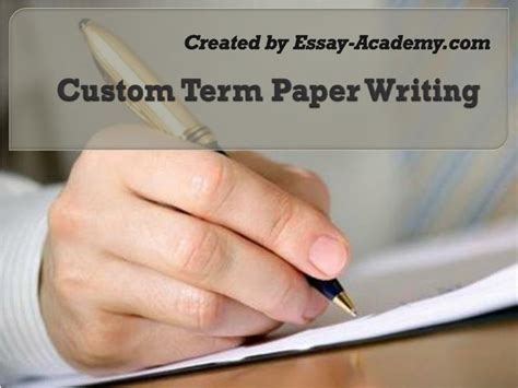 custom term paper powerpoint    id