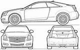 Cts Cadillac Chrysler sketch template