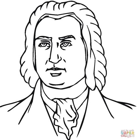 bach coloring page images     coloring
