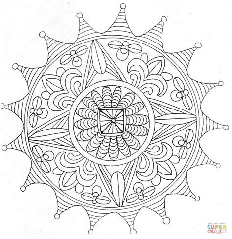 mandala coloring page  printable coloring pages