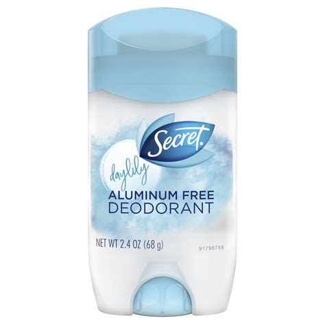 secret aluminum  deodorant daylily  oz walmartcom walmartcom