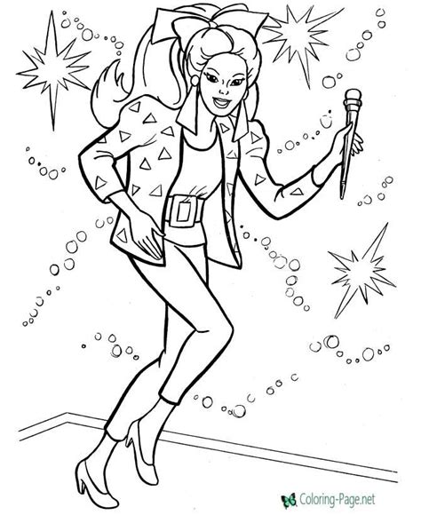 boy rock star coloring pages