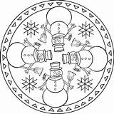 Mandalas Invierno Jahreszeiten Mandela Malvorlage Eva Schneemann Nadal Malvorlagen Navideña Hermosas Aprenda Ausdrucken Nieve Snowman Relacionados Vorlage Motivos Gratis Dibujo3 sketch template