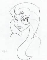 Bruce Timm Ivy Poison sketch template